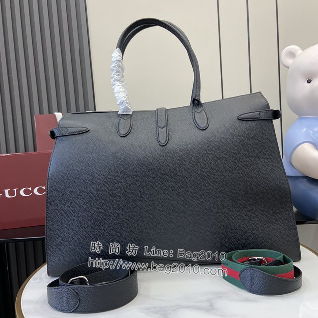 Gucci專櫃古馳最新款男士大號手提托特包 jh2003型號：796761